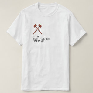 Gavels Logo, Silent Charity Auction Event T-shirt