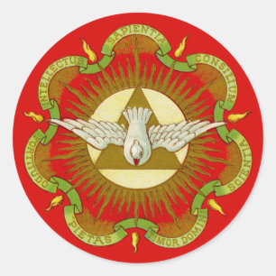 Gaven van de Heilige Geest (BK 026) (Stijl 2a) Ronde Sticker