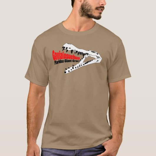 Gavialosuchus : Le T-shirt Croc géant de Floride (Devant)
