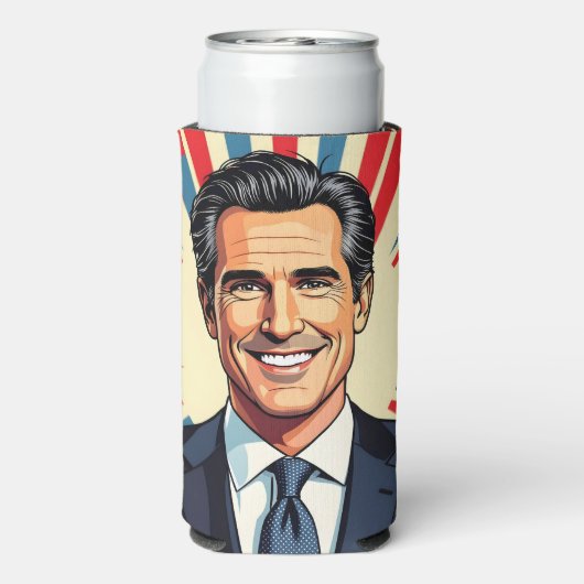 Gavin C Newsom | De favoriete gouverneur van Ameri (Seltzer Achterkant)