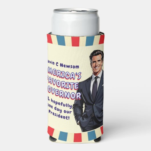 Gavin C Newsom | De favoriete gouverneur van Ameri (Seltzer Voorkant)