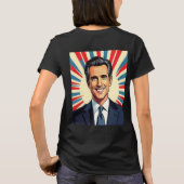 Gavin C Newsom | De favoriete gouverneur van Ameri T-shirt (Achterkant)