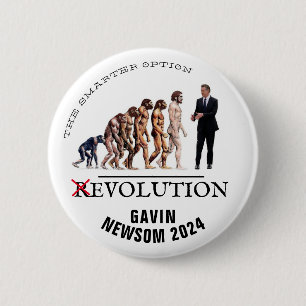 Gavin Newsom 2024 Ronde Button 5,7 Cm