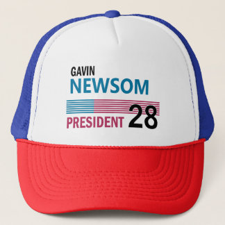 Gavin Newsom 2028 Trucker Pet