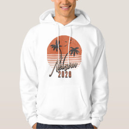 Gavin Newsom 2028 voor President Palm Tree Sunset Hoodie
