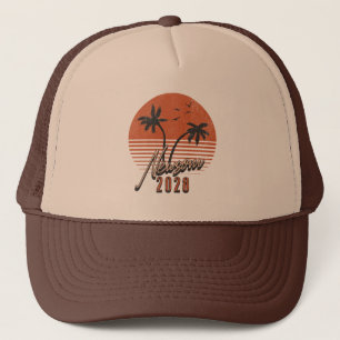 Gavin Newsom 2028 Voor President Palmboom Zonsonde Trucker Pet