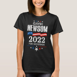 Gavin Newsom California Gouverneur Verkiezing 2022 T-shirt