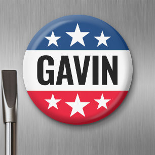 Gavin Newsom Campaign -  Ike Design Magneet