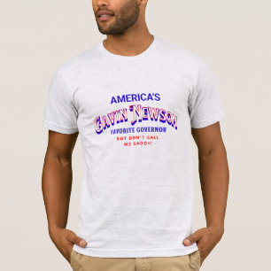 Gavin Newsom De favoriete gouverneur van Amerika T-shirt
