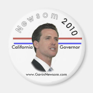 Gavin Newsom magnet 2010 Magneet