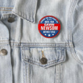 Gavin Newsom Politiek Button (In situ)