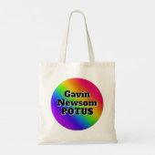 Gavin Newsom POTUS Tote Bag (Achterkant)