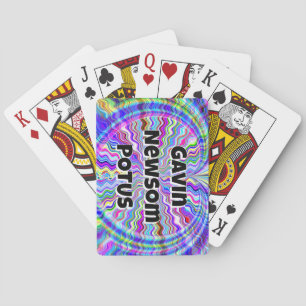 Gavin Newsom POTUS (u kunt de woorden wijzigen) Pokerkaarten