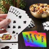 Gavin Newsom POTUS (u kunt de woorden wijzigen) Pokerkaarten (Insitu)