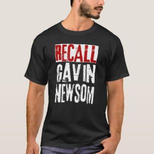 Gavin Newsom tegen Californië Gouverneur Ga T-shirt