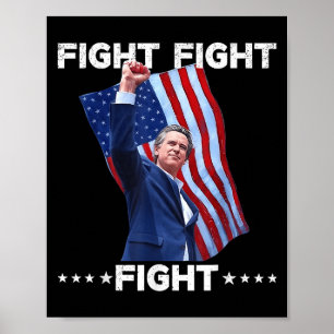  Gavin Newsom vecht voor mannen Poster