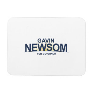 Gavin Newsom voor gouverneur Magneet