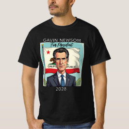 Gavin Newsom voor President 2028 T-shirt