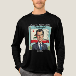 Gavin Newsom voor President 2028 Tri-Blend Shirt