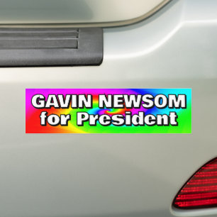 Gavin Newsom voor President Bumpersticker