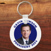Gavin Newsom voor President Sleutelhanger (Voorkant)