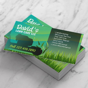 Gawn Care & Landscaping Service Modern Groen Visitekaartje