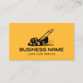 Gawn Care & Landscaping Service Plain Gold Visitekaartje (Voorkant)