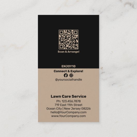 Gawn Care Service Geniet van 10% korting! Kortingskaartje (Achterkant)