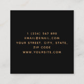 Gawn Care Service Levendige Sinaasappels Bomen Mod Vierkante Visitekaartje (Achterkant)