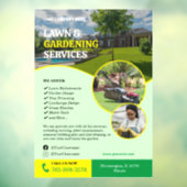Gawn Gardening Services Window Cling Raamsticker (Vel 3)
