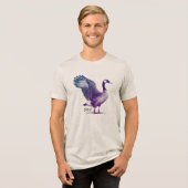 Gay AF Canadese Gans Tri-Blend Shirt (Voorkant volledig)