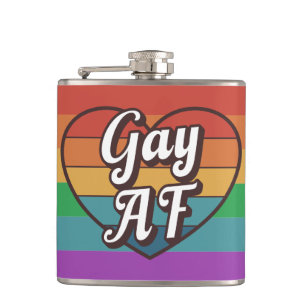 Gay AF Pride LGBTQ+ Heupfles