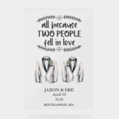 Gay All Because Two People Fell In Love Wedding (Recto)