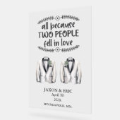 Gay All Because Two People Fell In Love Wedding (Angle)