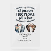 Gay All Because Two People Fell In Love Wedding (Recto)