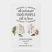 Gay All Because Two People Fell In Love Wedding (Recto)