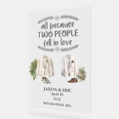 Gay All Because Two People Fell In Love Wedding (Angle)