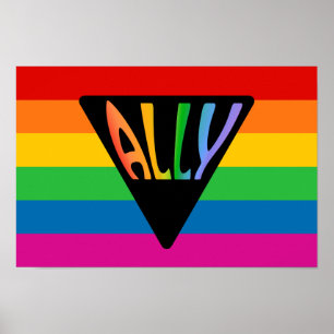Gay Ally Driangle Poster