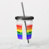 Gay als F*ck Acryl Drinkbeker (Links)