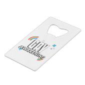 Gay Awakening Kredietkaart Flessenopener (Voorkant Gekanteld)