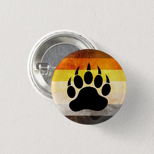 Gay Bear Badge / Button (Devant & derrière)