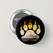 Gay Bear Paw Ronde Button 5,7 Cm (Voorkant /achterkant)