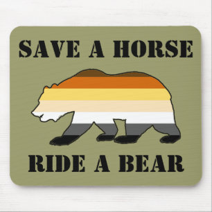 Gay Bear Pride Save A Horse Ride A Bear Muismat