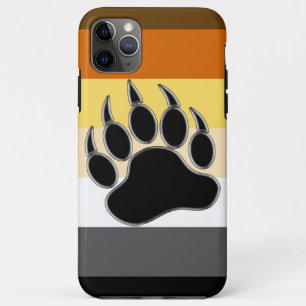Gay Bear Pride-vlag Beerpoot iPhone 11 Pro Max Hoesje