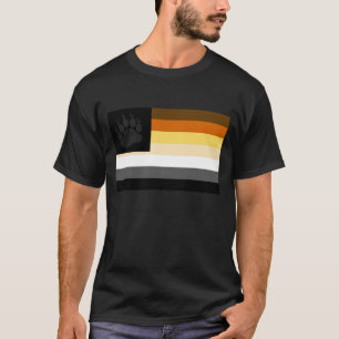 Gay Bear Pride Vlag Beerpoot T-shirt