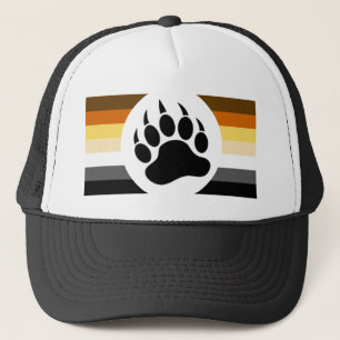 Gay Bears Pride-vlag en Beerpoot Trucker Pet