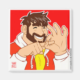 GAY BEER MAGNET - LATEN WE VANAVOND HEBBEN! MAGNEET