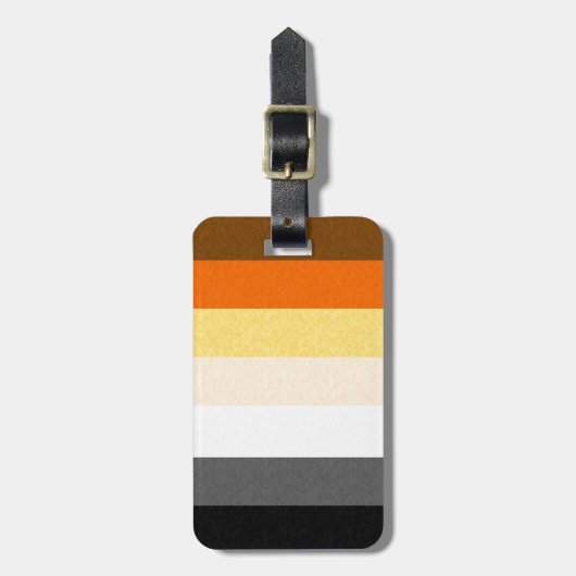 Gay Beer Pride Flag Bagagelabel (Voorkant verticaal)