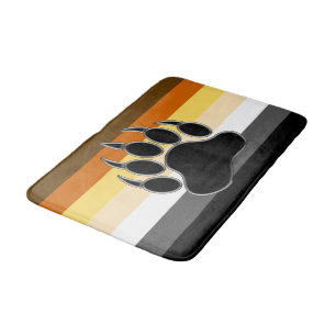 Gay Beer Pride Flag Beer Paw Badmat