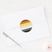 Gay Beer Pride Flag Ronde Sticker (Envelop)